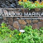 Waikiki Marinaの看板