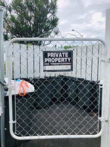 Diamond Head Hillsideのゴミ置き場