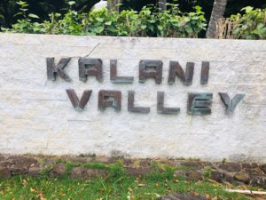 Kalani Iki Estatesの看板