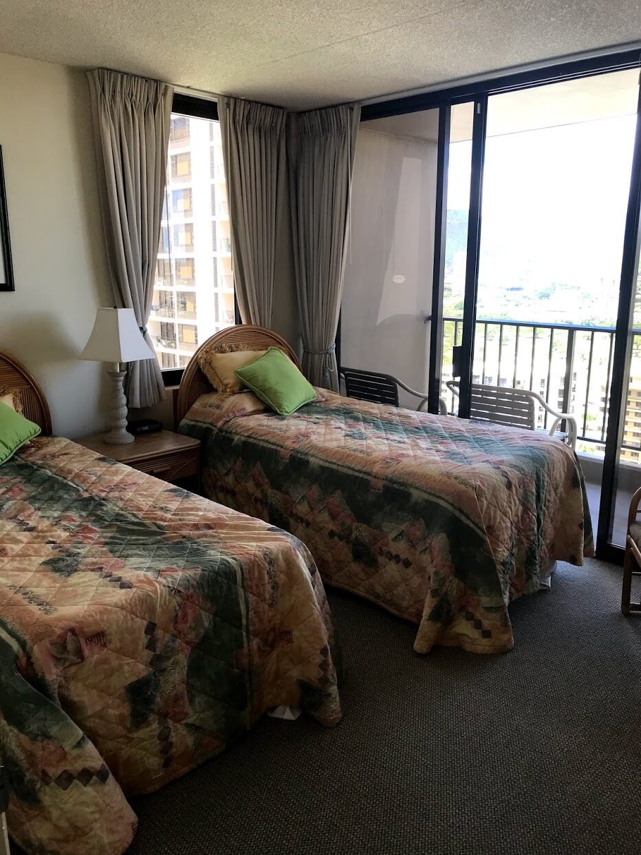Waikiki-Sunsetのベッド