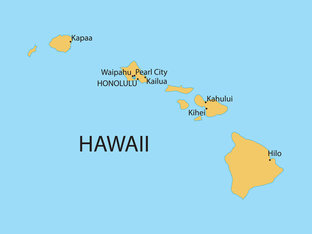 ハワイ地図