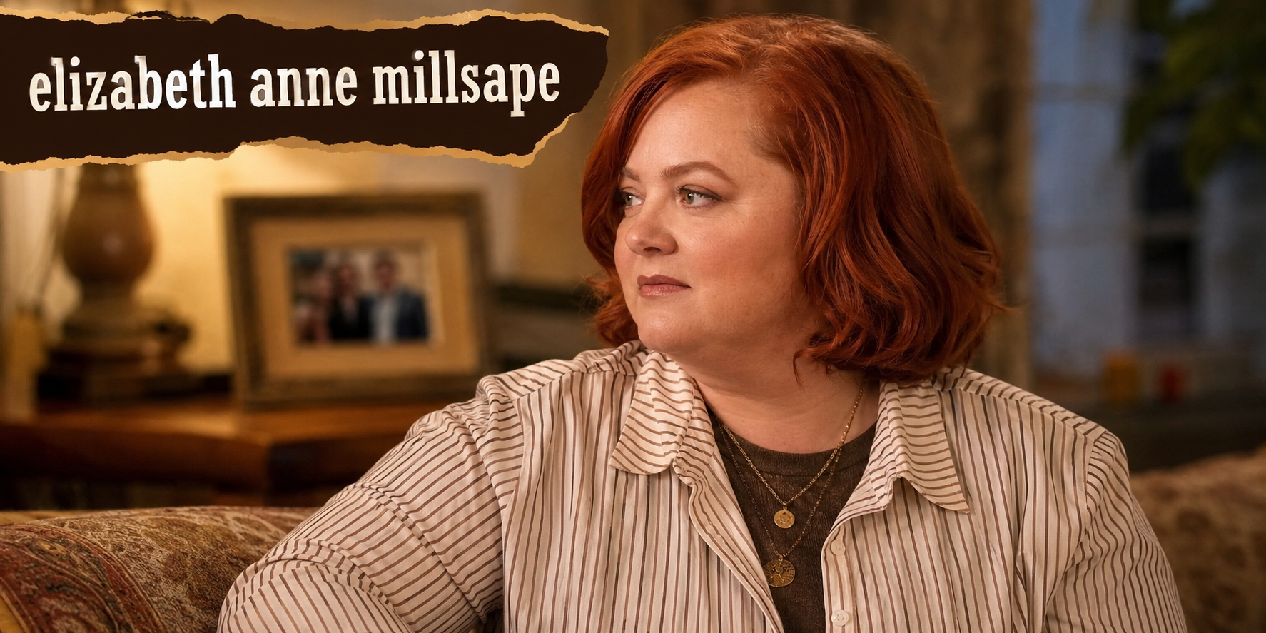 Elizabeth Anne Millsape sitting in a warm indoor setting